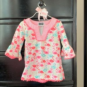 Mud Pie Flamingo Tunic 24mo/2T